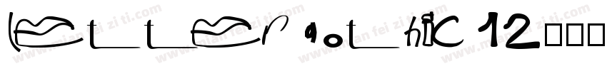 letter gothic 12字体转换